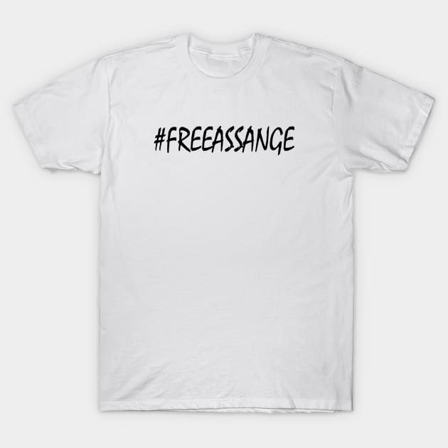 FREE ASSANGE T-Shirt by Milaino